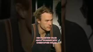 Heath Ledger talks about working with Christopher Nolan