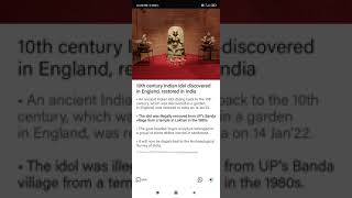 10th century idol discovered in England, handed over to India on Makar Sankranti