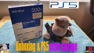 Unboxing WD Blue SN570 NVMe SSD and Ps5 extra storage