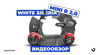 Электроскутер WHITE SIBERIA MINI R 2.0 | Обзор | WAYSTORY | Технологии Будущего