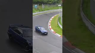 BMW E36 Going For It On A Wet Nürburgring Nordschleife!!