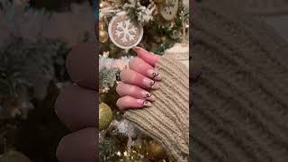 Watch this video for a little Christmas magic! And enjoy my dry cuticles 😂 #christmasnails #nails