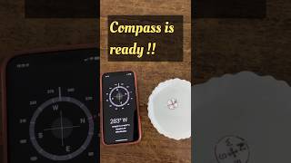 DIY Compass 🧭 | How to make a simple compass? #shorts