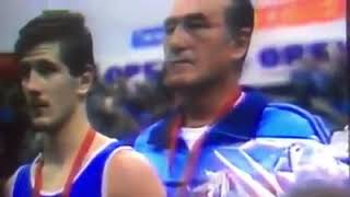 Romania's National Anthem 1989 Francisc Vastag - World Champion 67kg