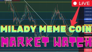 MILADY MEME COIN  JASMY COIN  BTC  $NFK  CAW  CRONOS  DEFI   \ MARKET WATCH \   ***WE ARE LIVE***