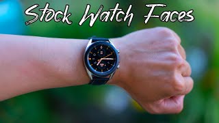 Samsung Galaxy Watch 3 | Assorted Stock Watch Faces Out Of The Box