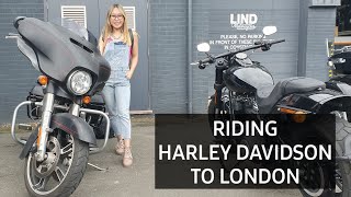 Riding Harley Davidson from Reading to London || Harley Davidson Street Glide Special