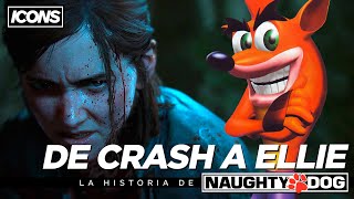 DE ELLIE A CRASH | La Historia de NAUGHTY DOG | ICONS #2