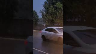 Driving in the rain #shorts #car #driving #rain #cardriving #car  #asmr #asmrsounds #learning