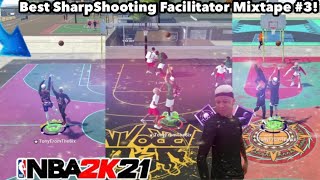 Sharpshooting Facilitator Mixtape #3! BEST JUMPSHOT NBA 2K21 Sharpshooter Build! PURE SHARP 2K21