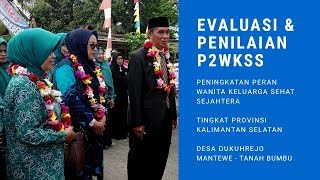 Desa Dukuhrejo Wakili Tanah Bumbu Lomba P2WKSS Tingkat Propinsi