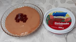 MOUSSE DE GOIABADA COM 2 INGREDIENTES