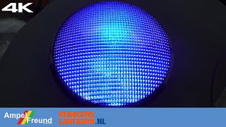 [4K] The official blue Futurled LED module from Verkeerslantaarn.nl