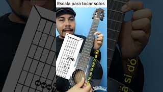 🔴 Escala em apenas 3 Cordas para aprender Fazer Solos no Violão #short #violao #tocarviolao