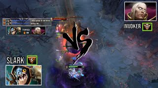 Turbo Slark lv5 VS Invoker lv30 | Dota2 #dota2 #dota2gameplay