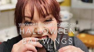 Bat Wings Recipe - Halloween Party Food, Sweet, Spicy & Sticky Chicken Wings