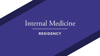 Internal Medicine Residency