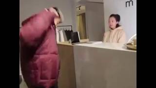 The lovely prank with the shop seller