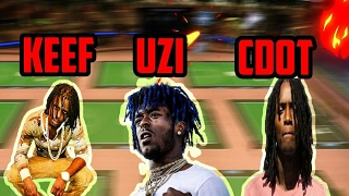 RAPPERS AT THE PARK CHIEF KEEF x LIL UZI x C DOT HUNCHO GOING CRAZY -NBA 2K17