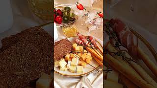 YUMMY CHEESE PLATE WITH STRAWBERRY SODA WATER | Jhean Marie's Channel #shorts