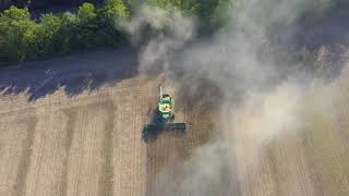 4K DJI Mavic Pro. Harvest Time in Grand Rapids Ohio.