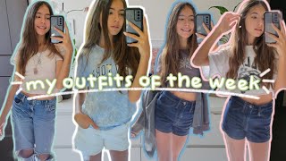 my outfits of the week // what i wear (realistic)