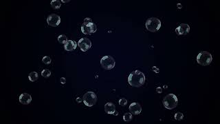 bubble effect black screen |Bubble particles ||Bubble effect free