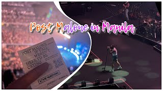 I watched Post Malone Concert in MANILA