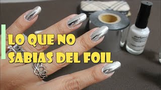 👆 COMO SE PEGA EL FOIL / foil de uñas 💅, tips, secretos y más!