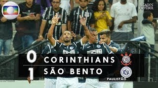 Corinthians 0 x 1 São Bento - Melhores Momentos (Globo HD) Paulistão 14/02/2018