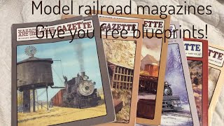 Model railroad magazines give you free blueprints! (Model railroading 101)