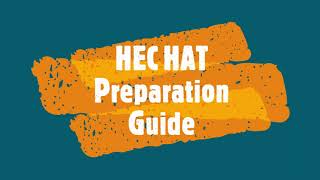 HEC HAT test Preparation for Scholarships | Books and Material to study