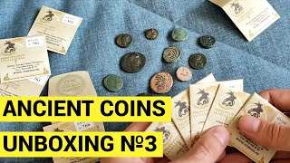 UNBOXING Ancient coins №3. 11 new coins in one package