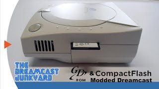 GD-ROM & Compact Flash Modded Dreamcast