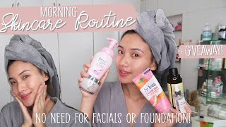 SKINCARE ROUTINE (MORNING) + Giveaway | Angel Yeo