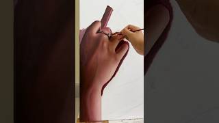 Hyper realism hand painting