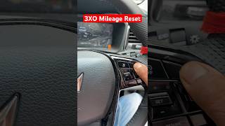 3XO AX5 Auto Mileage Reset #car #shorts #3xo