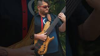 Classical slap bass! Full video on my channel, "Dotzauer 63" 🔥 #bass #fretlessbass #slapbass #shorts