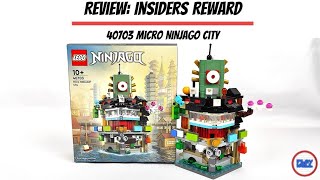 Review (em português): LEGO ® Insiders Reward 40703 Micro NINJAGO City