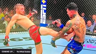 Fight of the Night! Calf kick and Quick jabs FTW! | Nathaniel Wood vs Andre Fili | UFC FN 224