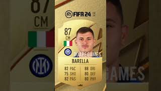 Barella 's fifa evolution #shorts #football #easportsfifa #barella