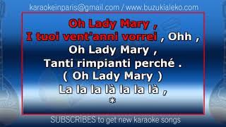 OH LADY MARY - DALİDA ♫ KARAOKE with buzuki