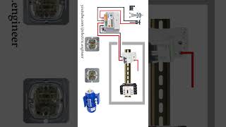 how to control motor from two places  #electricalwiring #electrical #electrician