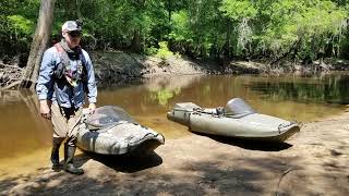 Me and Chuck with our Mokai Jet Boats at Beards Bluff