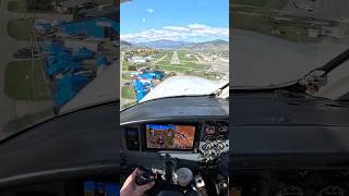 👨‍✈️ The Perfect Landing?! POV Short Field Landing | Pilots and Aviation #pilotlife