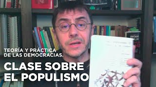 Clase sobre el populismo de la asignatura Teoría y práctica de las democracias.