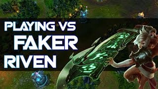 How it feels to play against Faker's Riven