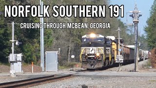 Cruising over Mike Padgett Highway, Norfolk Southern 191 at McBean, Georgia - 10-12-2024