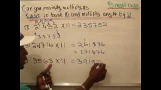 MATH TRICKS - HUMAN COMPUTING - SMART AND EASY MULTIPLICATION