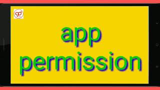 application permission